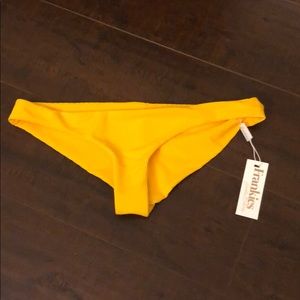 Frankie’s Bikinis Greer Bottom in Yellow